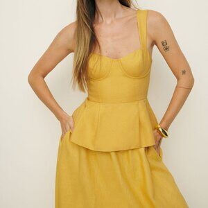 Reformation Home Misty Linen Two Piece